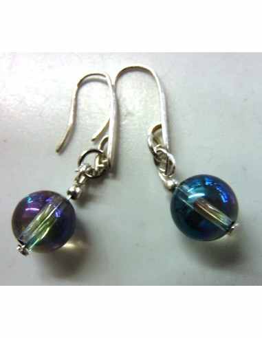 Boucles aqua aura bleu siberien