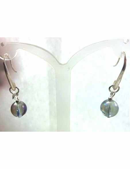 Boucles aqua aura bleu siberien Boucles aqua aura bleu siberien