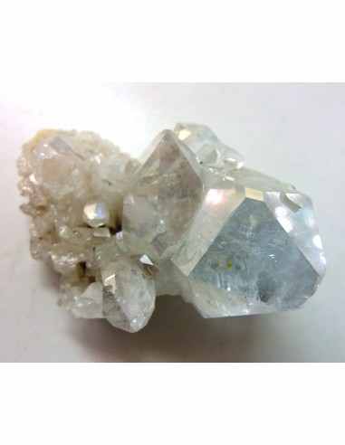 Aqua aura  ange arc-en-ciel geode