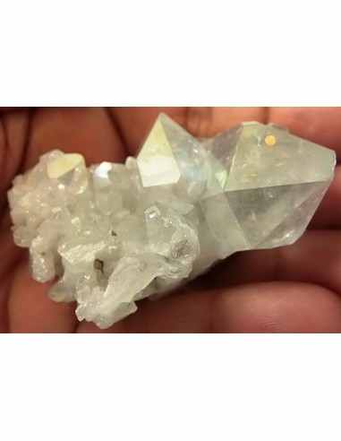 Aqua aura  ange arc-en-ciel geode