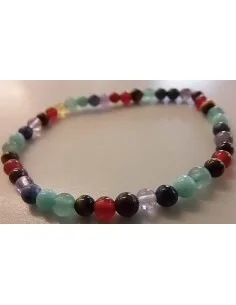bracelet 4mm sept chakras 2
