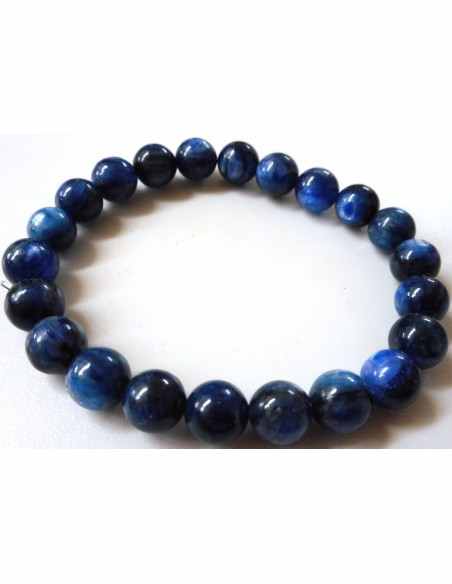 Cyanite bleue bracelet 8mm Cyanite bleue bracelet 8mm