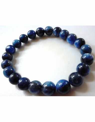 Cyanite bleue bracelet 8mm