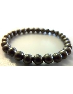 Bracelet femme pyrite 6mm