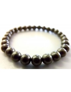 Bracelet femme pyrite 6mm 2