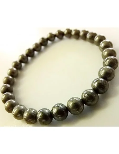 Pyrite en bracelet
