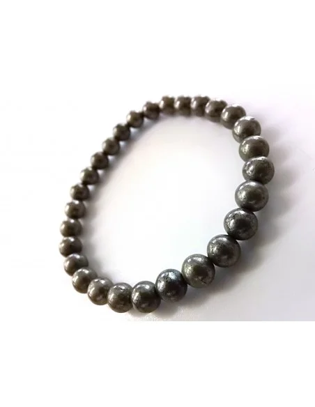 Pyrite en bracelet