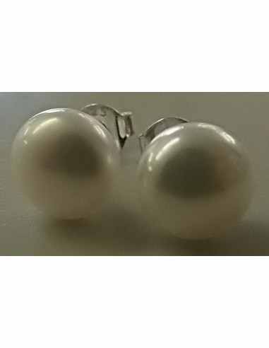 Boucles doreilles perles de culture 8mm