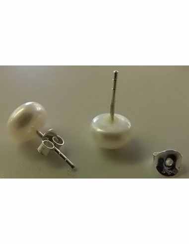 Boucles doreilles perles de culture 8mm