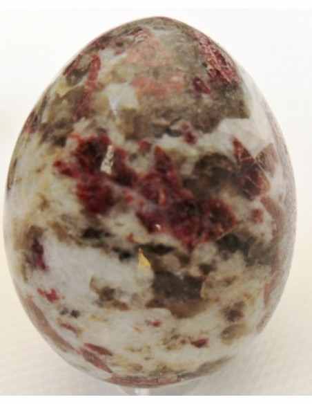 Rubelite tourmaline rouge oeuf