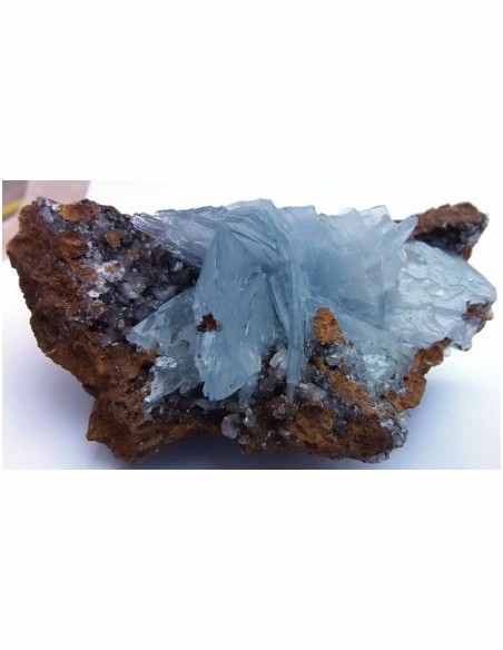 Baryte, barytine bleue cristal