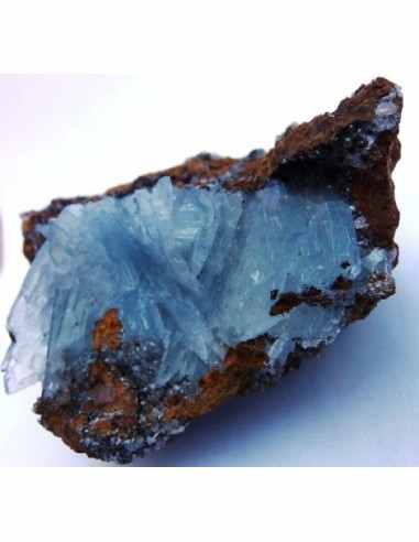 Baryte, barytine bleue cristal