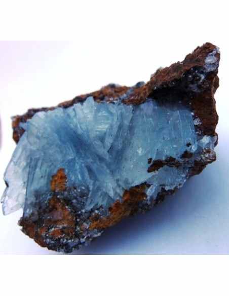 Baryte, barytine bleue cristal