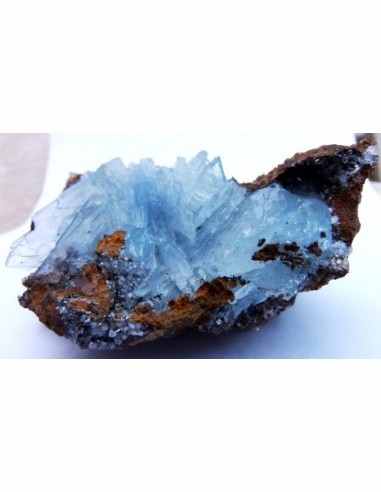 Baryte, barytine bleue cristal
