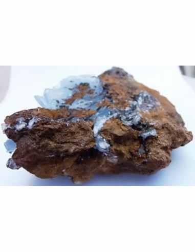 Baryte, barytine bleue cristal