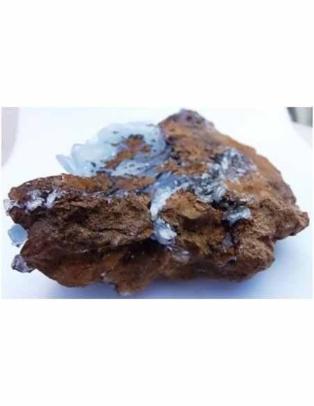 Baryte, barytine bleue cristal