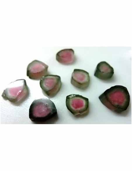 Tourmaline melon d'eau 10 a 11mm