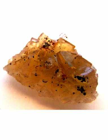 Fluorite jaune cristalisé 