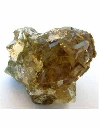 Fluorite jaune cristalisé 
