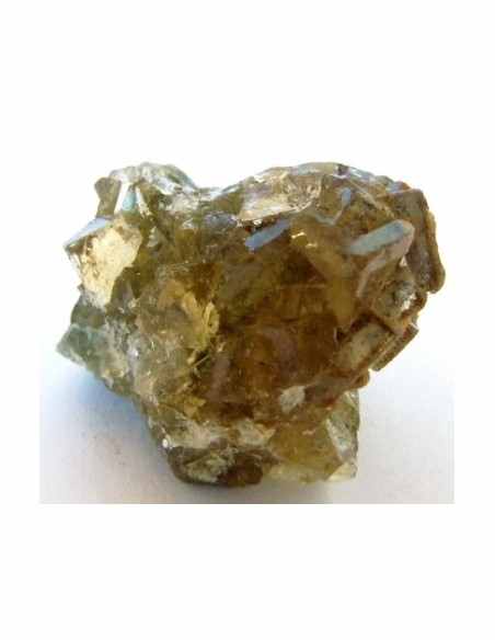 Fluorite jaune cristalisé 