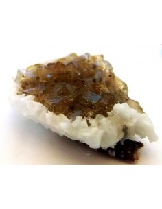 Fluorite jaune avec adamite
