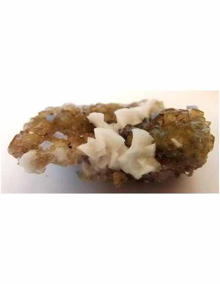 Fluorite jaune avec adamite Fluorite jaune avec adamite