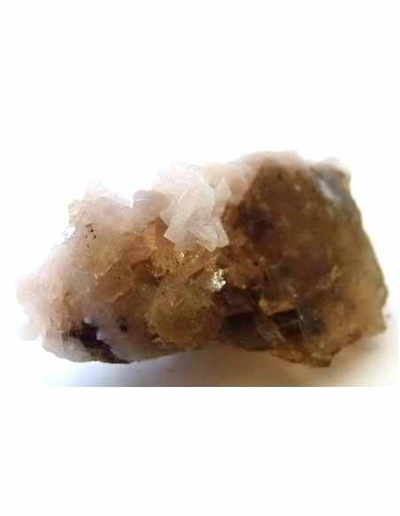 Fluorite jaune avec adamite Fluorite jaune avec adamite