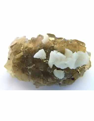 Fluorite jaune avec adamite