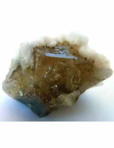 Fluorite jaune avec adamite