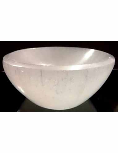 Bol selenite blanche