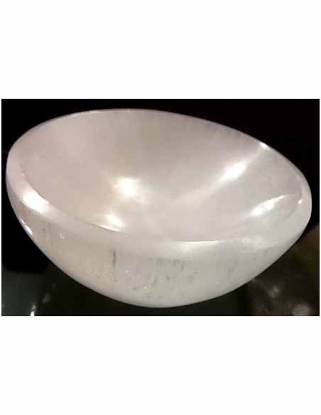 Bol selenite blanche