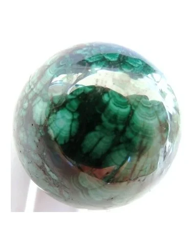 Malachite oeuf 38mm