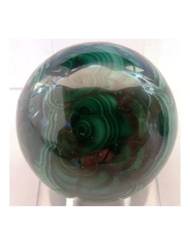 Malachite oeuf 38mm