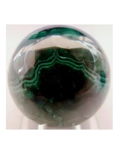 Malachite oeuf 38mm