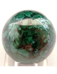 Malachite oeuf 38mm