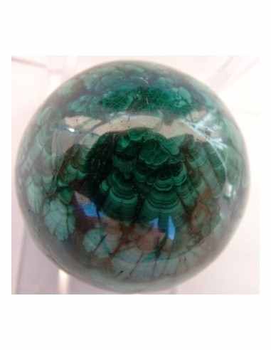 Malachite oeuf 38mm