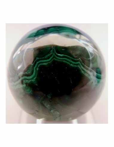 Malachite oeuf 38mm