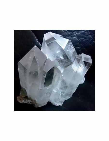 Quartz fantome vert geode 8cm