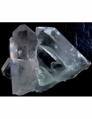 Quartz fantome vert geode 8cm