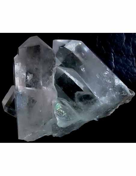 Quartz fantome vert geode 8cm