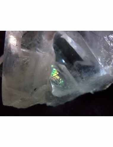 Quartz fantome vert geode 8cm