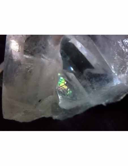 Quartz fantome vert geode 8cm