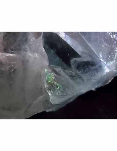 Quartz fantome vert geode 8cm