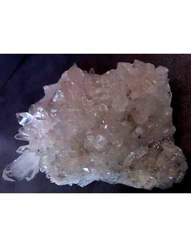 Amas cristallins geode quartz