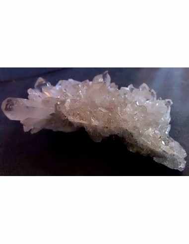 Amas cristallins geode quartz