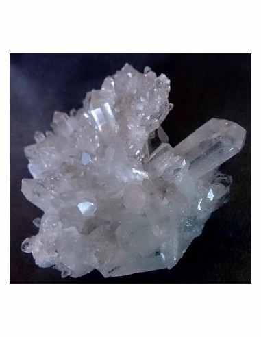 Amas cristallins geode quartz