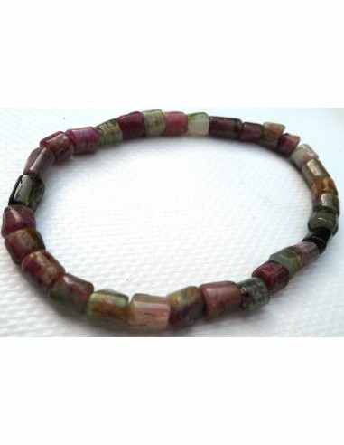 Bracelet hommeTourmaline melon d'eau