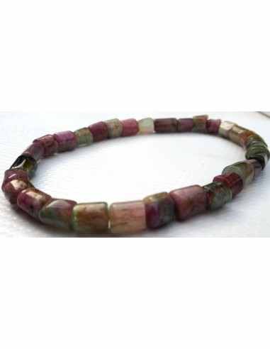 Bracelet hommeTourmaline melon d'eau