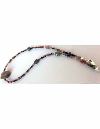Collier Tourmaline pasteque