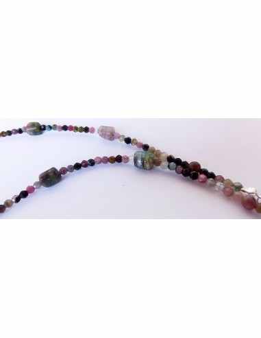 Collier Tourmaline pasteque